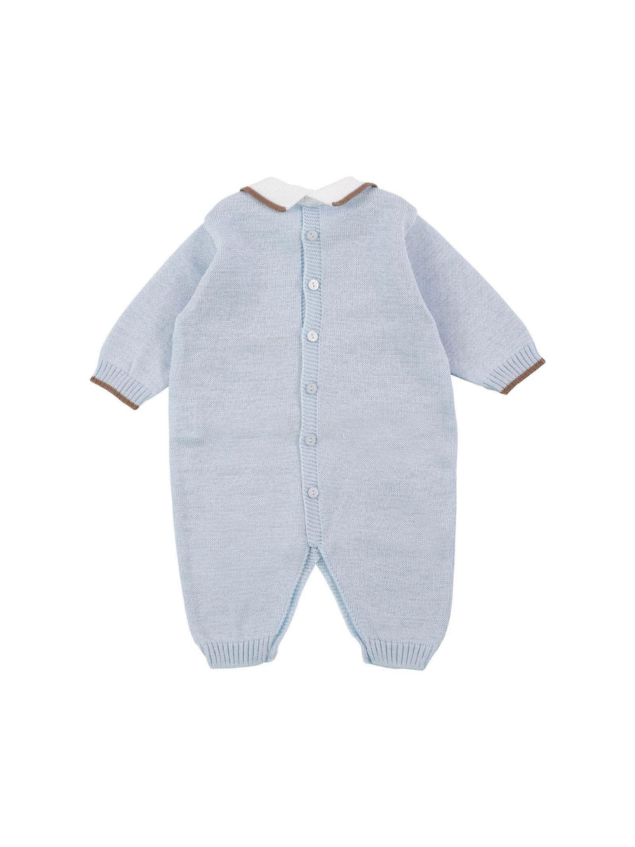 Tutina azzurra con orsetto e vela EL6610 C4PCA Marlù 