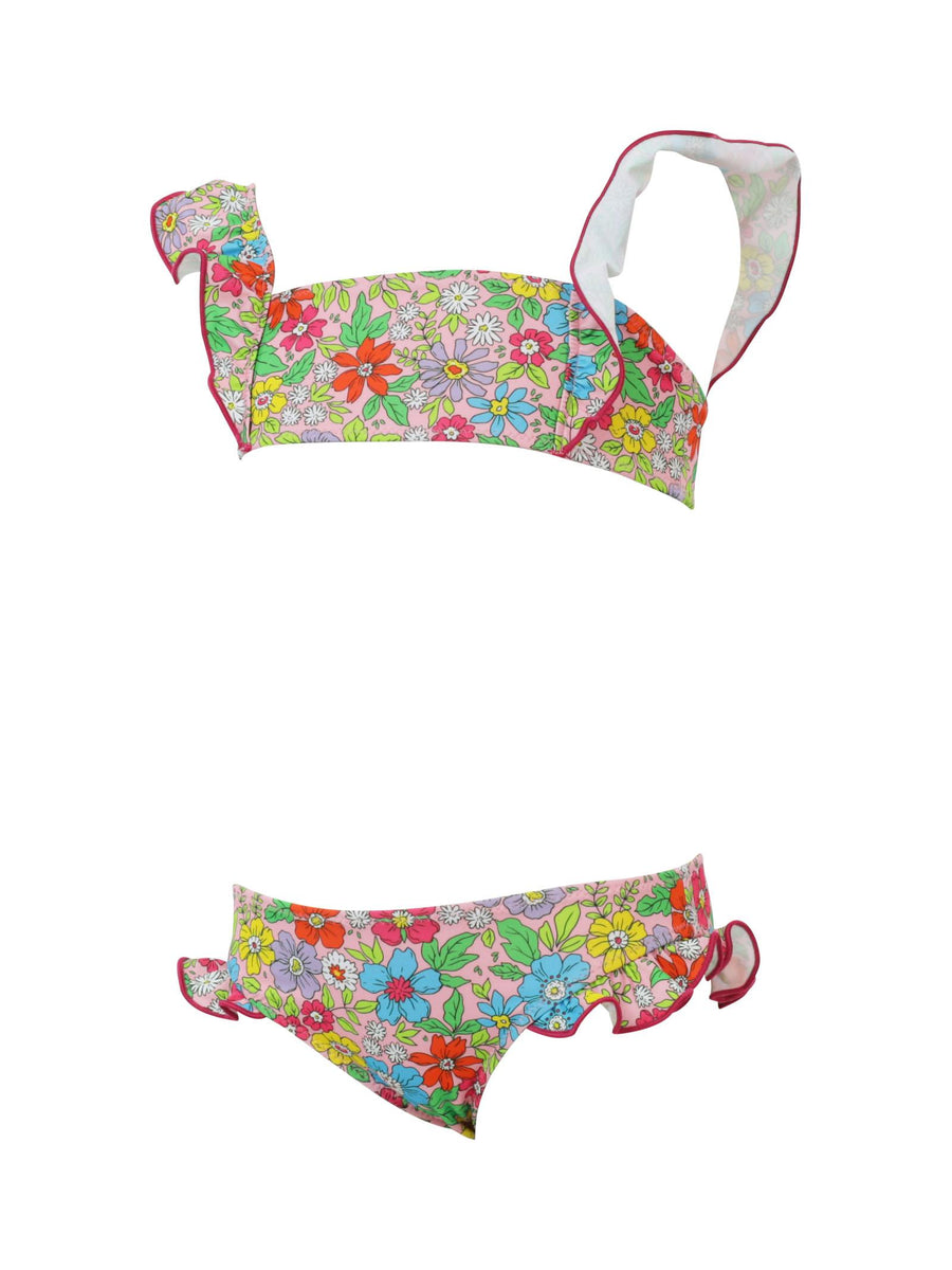 Costume top e slip con volant LINDY001 00446D MC2 SAINT BARTH 