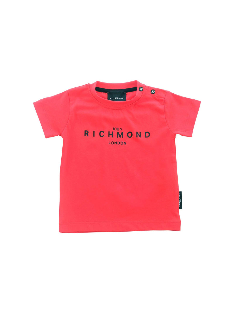 T-Shirt John Richmond rossa con logo lettering nero RIP25014TS RED John Richmond 