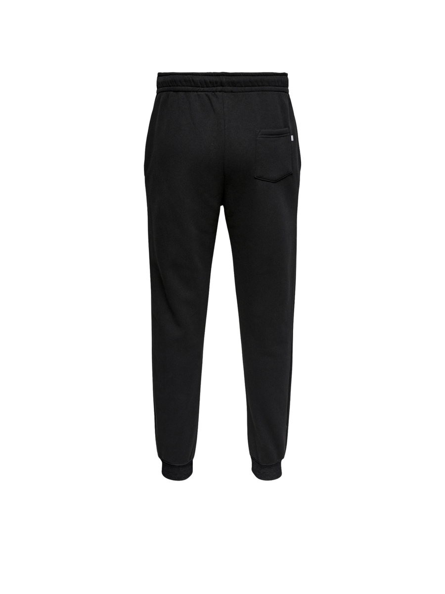 Pantalone "Ceres" Only & Sons nero in felpa 22018686 BLACK Only & Sons 