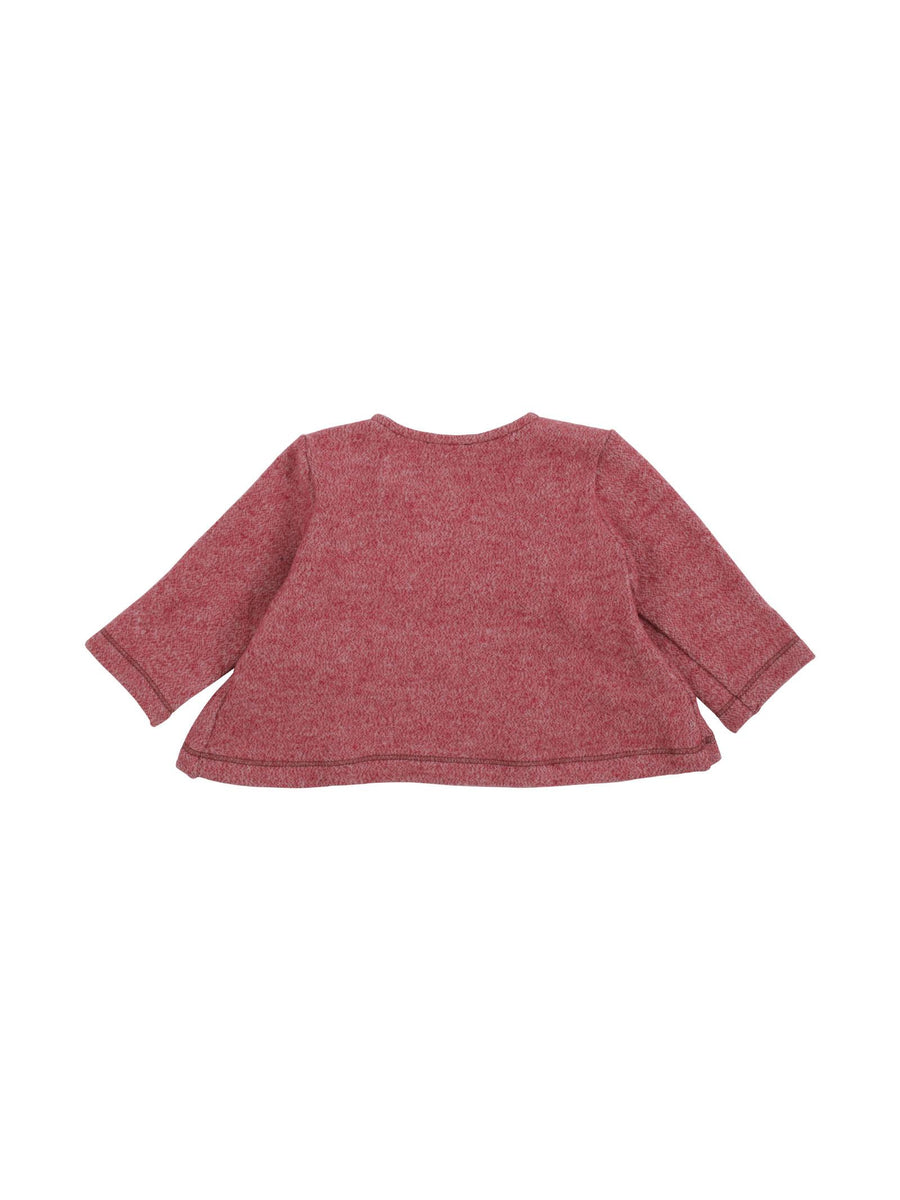 Cardigan a incrocio fragola SARA FRA Caffè D'orzo 