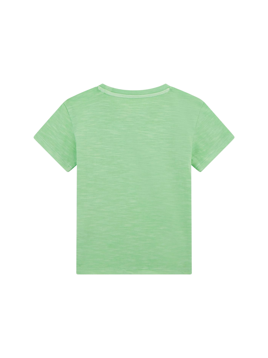 T-Shirt Guess verde stampa in rilievo "Authentic American Design GUESS" N5GI13K6XN4 G8AL Guess 