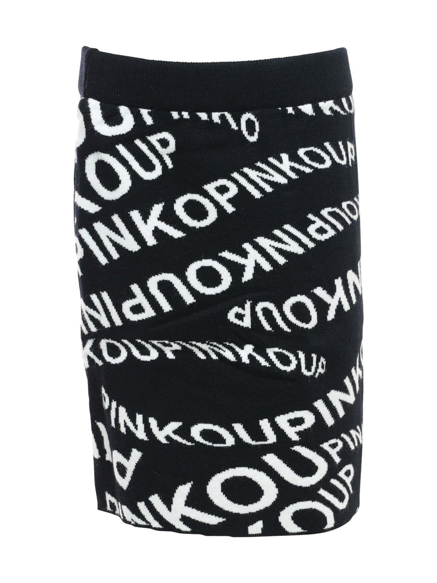 Gonna in maglia nera 031563 110/06 Pinko 