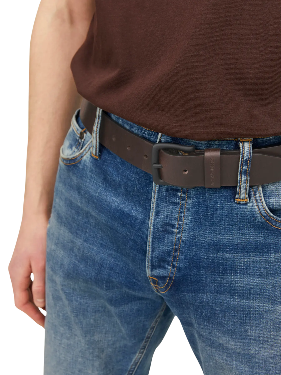 Cintura Jack & Jones marrone con fibbia  12242687 Black Coffee Jack & Jones 