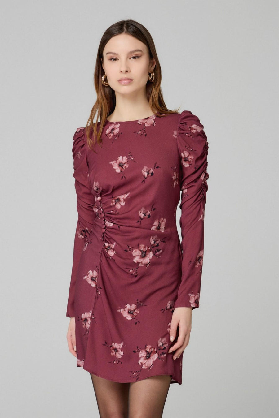 Abito "Dora" Mar De Margaritas rosso floreale MMABW01270 RS21 Mar De Margaritas 