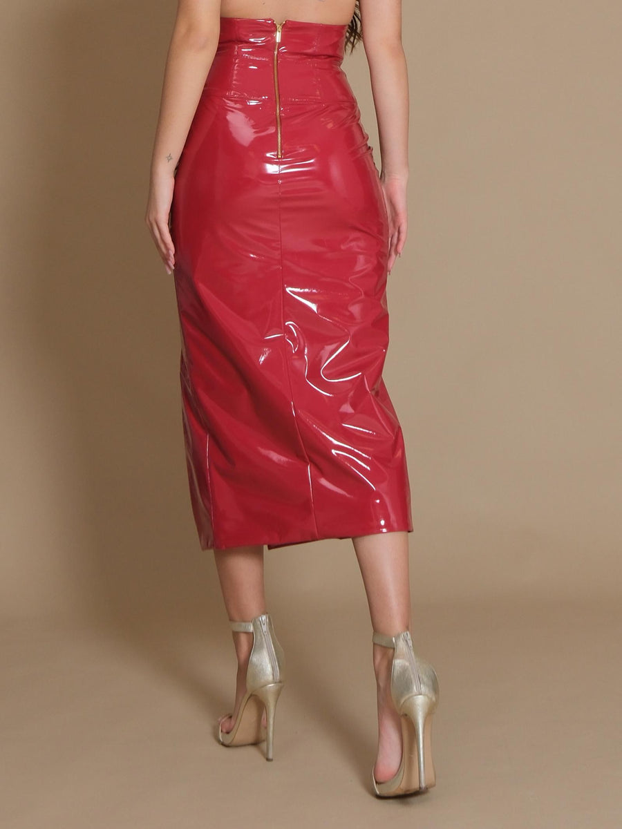 Gonna Vinylkirt Silence Limited rossa GO327 ROSSO Silence Limited 