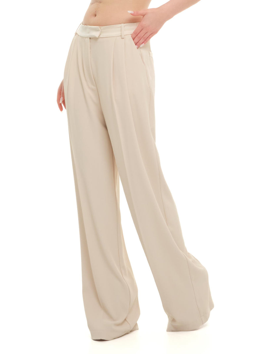 Pantalone Imperial neve fluido con pinces PES0JHX NEVE Imperial 