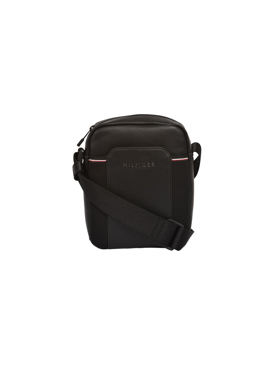 Borsa reporter commuter piccola nera AM0AM08434 BDS Tommy Hilfiger 