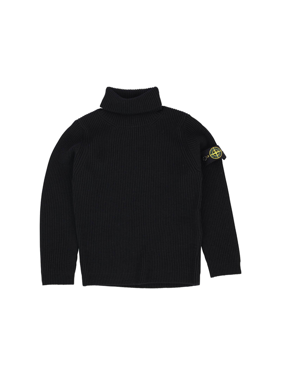 Maxipull a costine nero 7916511C2 V0029 Stone Island 