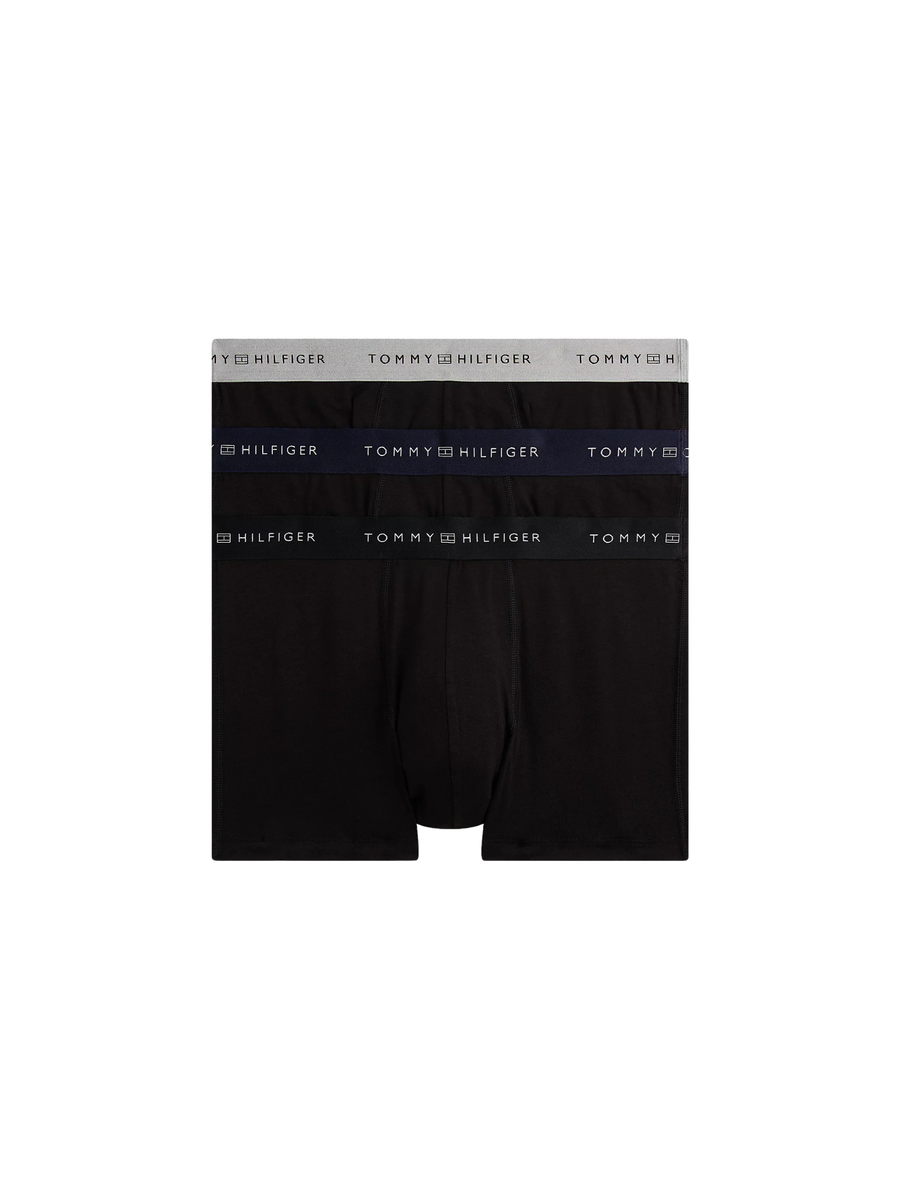 3 pack boxer aderenti Signature con logo Tommy Hilfiger UM0UM03411 0R3 Tommy Hilfiger 