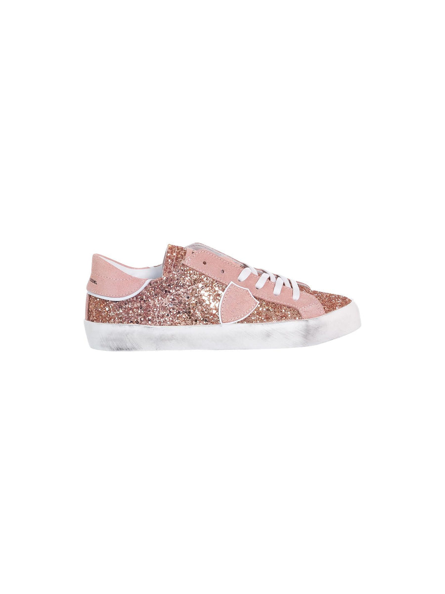 Sneakers Philippe Model rosa glitter 80709 VAR2 Philippe Model 