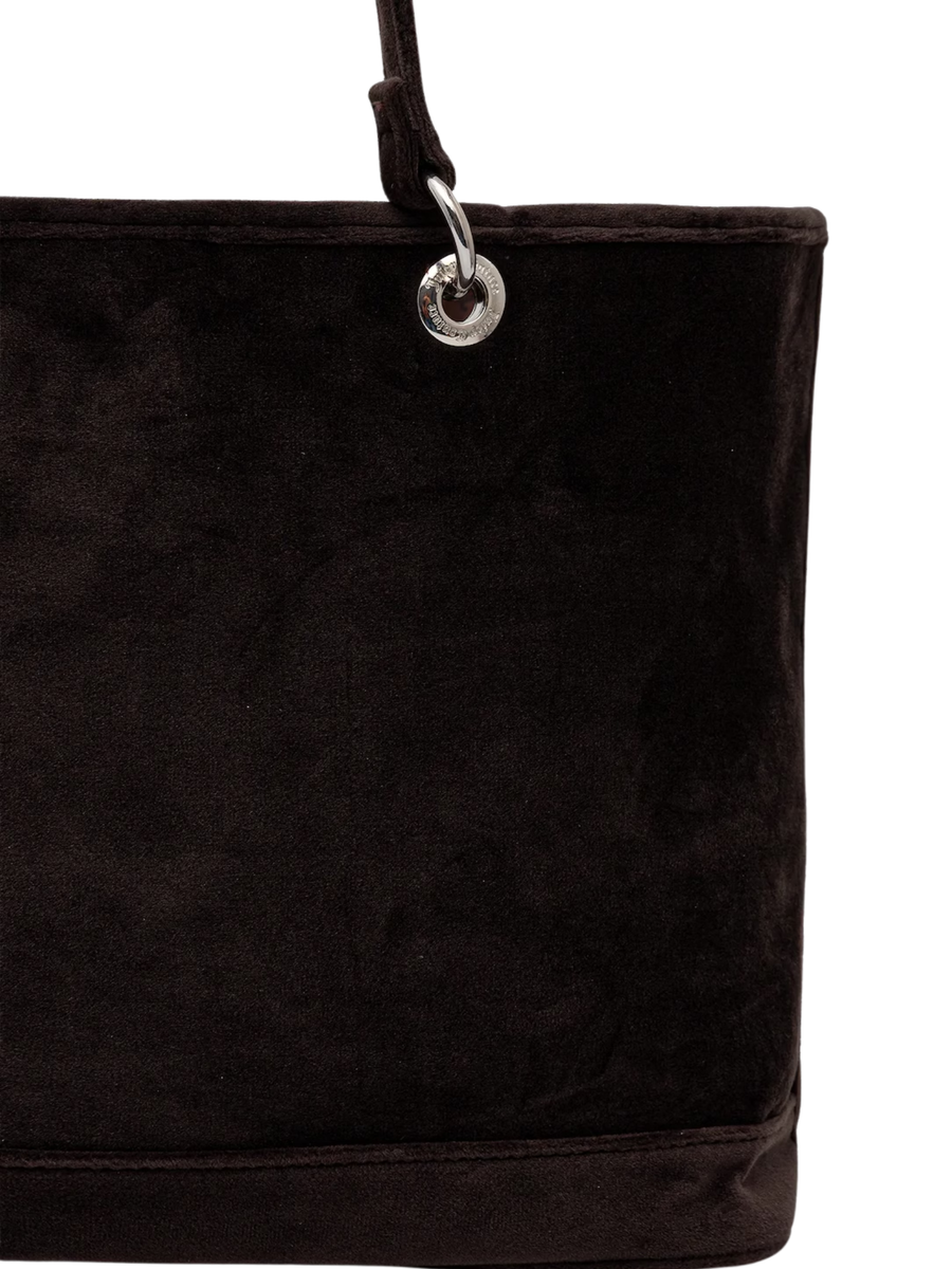 Borsa shopper "Kimberly" Juicy Couture moro in velluto BEJQL8761WPO JB7 Juicy Couture 