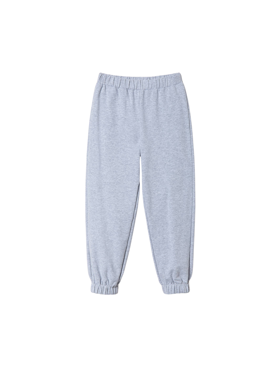 Pantalone joggers Twinset grigio in felpa 242GJ2332 11834 Twinset 