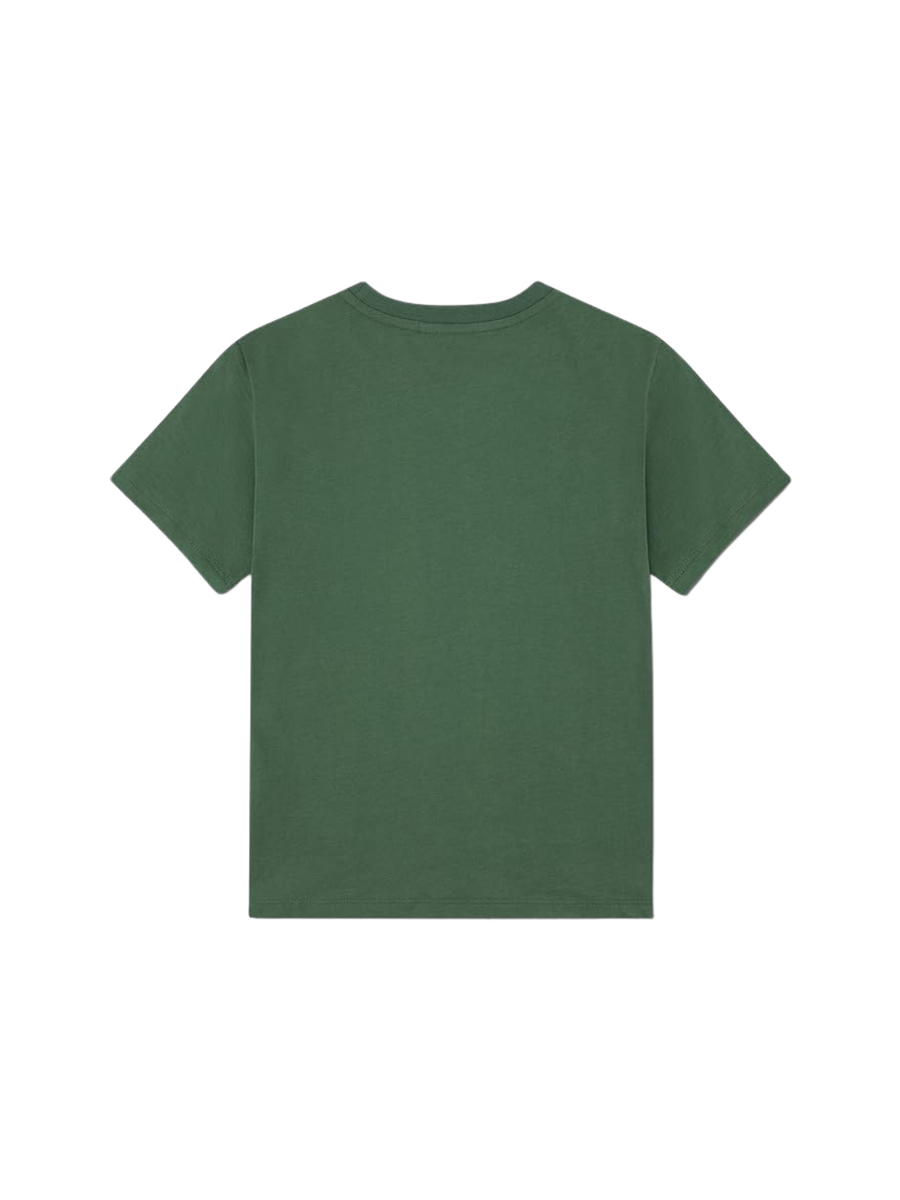 T-Shirt Lacoste verde con logo sul petto 847025 F9W Lacoste 