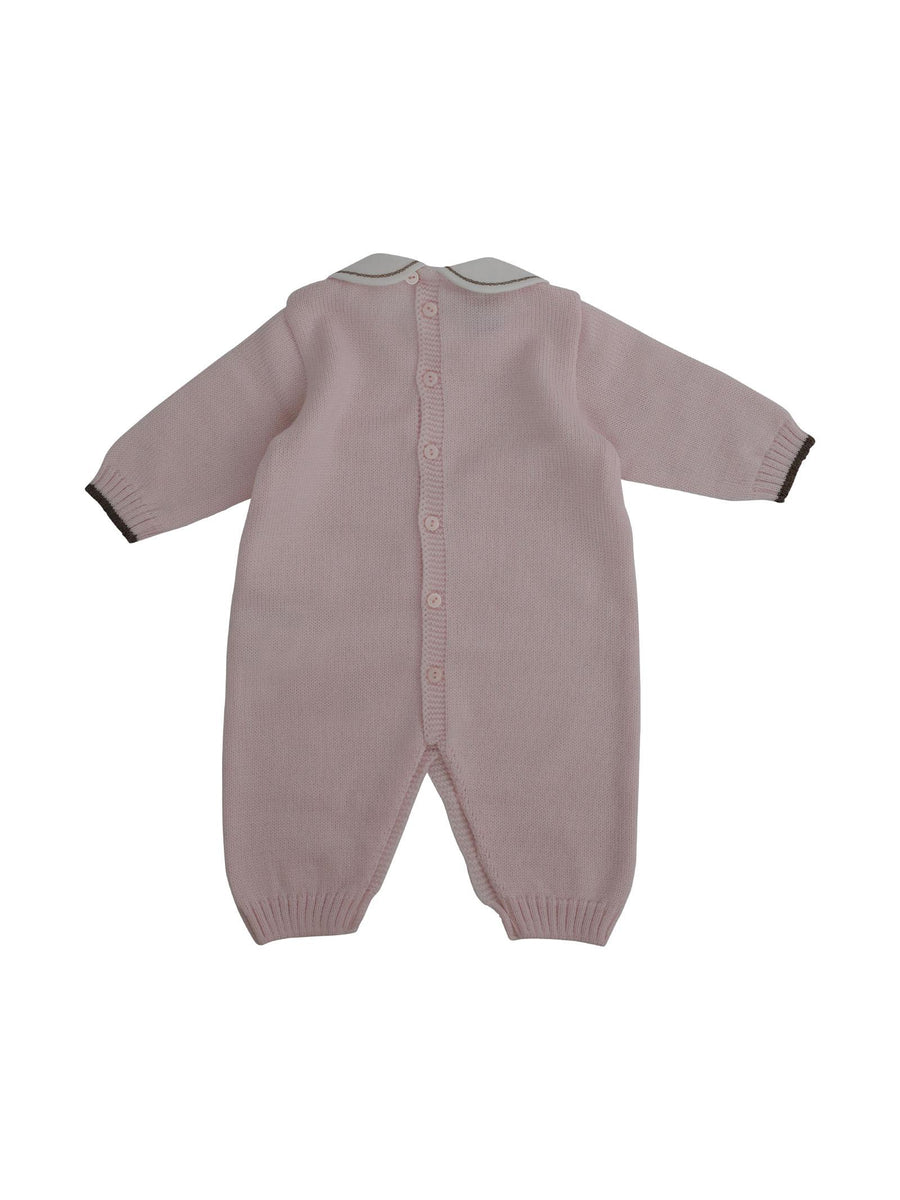 Tutina rosa con orsetto ricamato IF5210 316 Marlù 