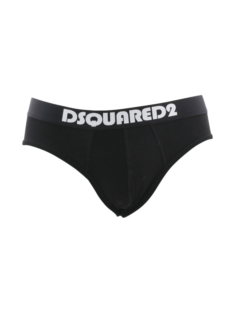 Slip nero in cotone D9L61422 001 Dsquared 