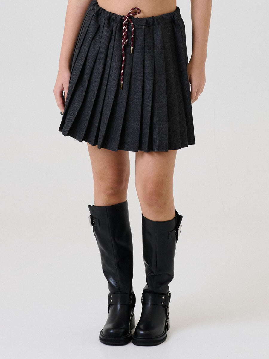 Minigonna plissè Vicolo grigio antracite TF0852 UNI Vicolo 