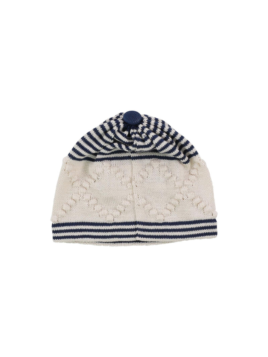 Cappello blu e natural bio EL7071 CNAB7 Marlù 