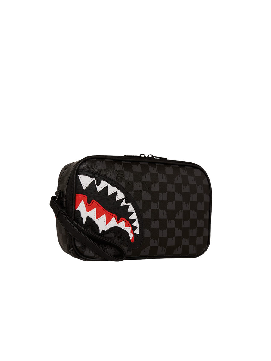 Pochette " Dripping Sharks in Paris Toiletry Brick" Sprayground nero 910B7968 NSZ Sprayground 