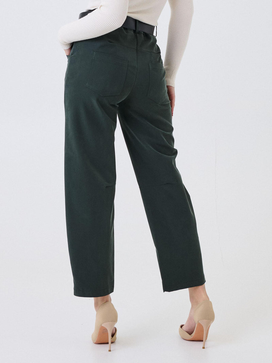 Pantalone Armoire verde militare elasticizzato in vita 448 MILITARE Armoire 