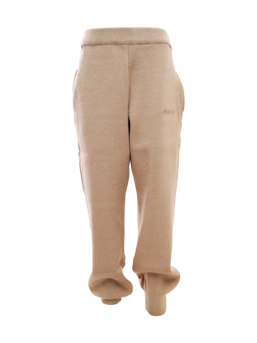 Pantalone in maglia biscotto 032407 924 Pinko 
