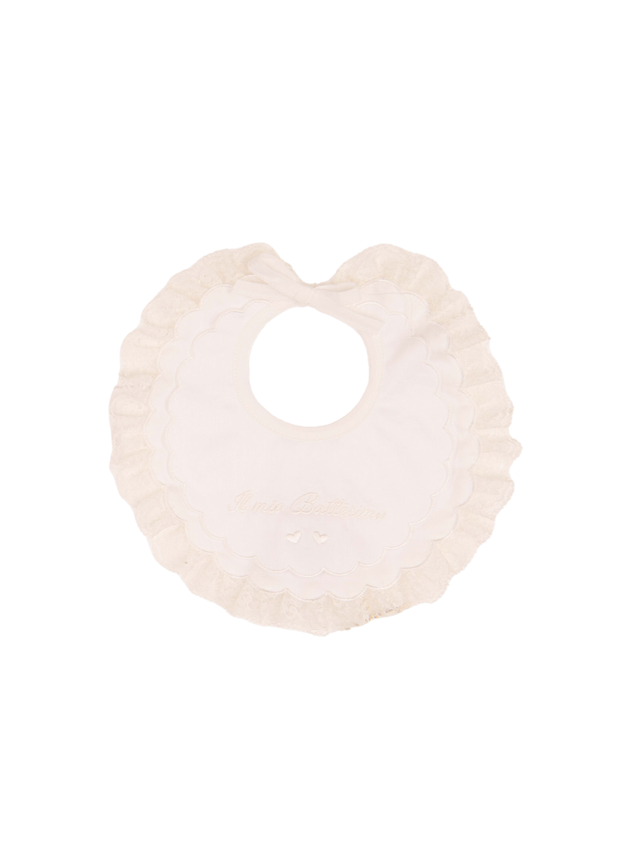 Bavetta Marlù avorio con ricamo "il mio battesimo" EB902BAV 202 Marlù 