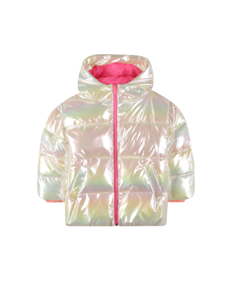 Piumino iridescente Billie Blush rosa perlato con cappuccio U21598 Z41 Billie Blush 