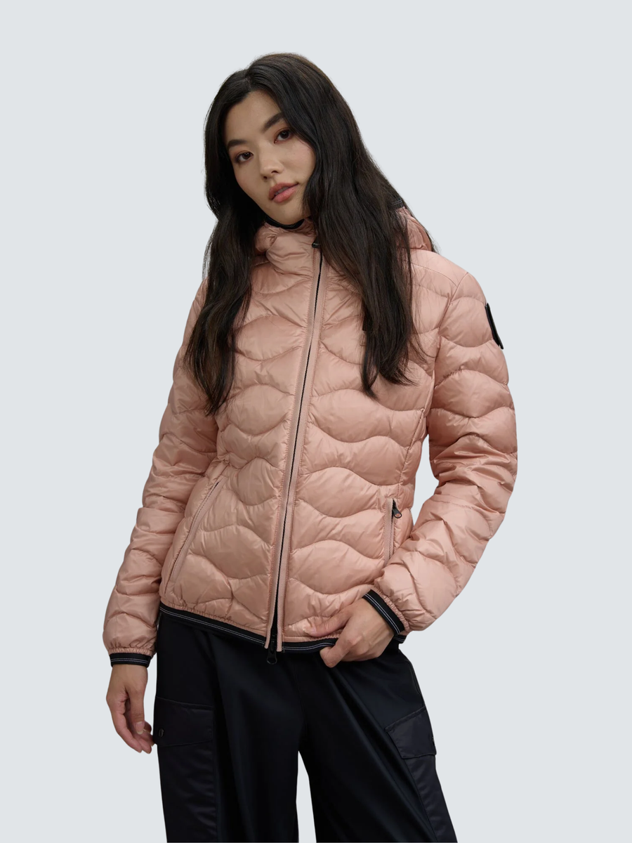 Giubbino ad onde "Camelia" Blauer rosa pallido BLDC03095 552GG Blauer 