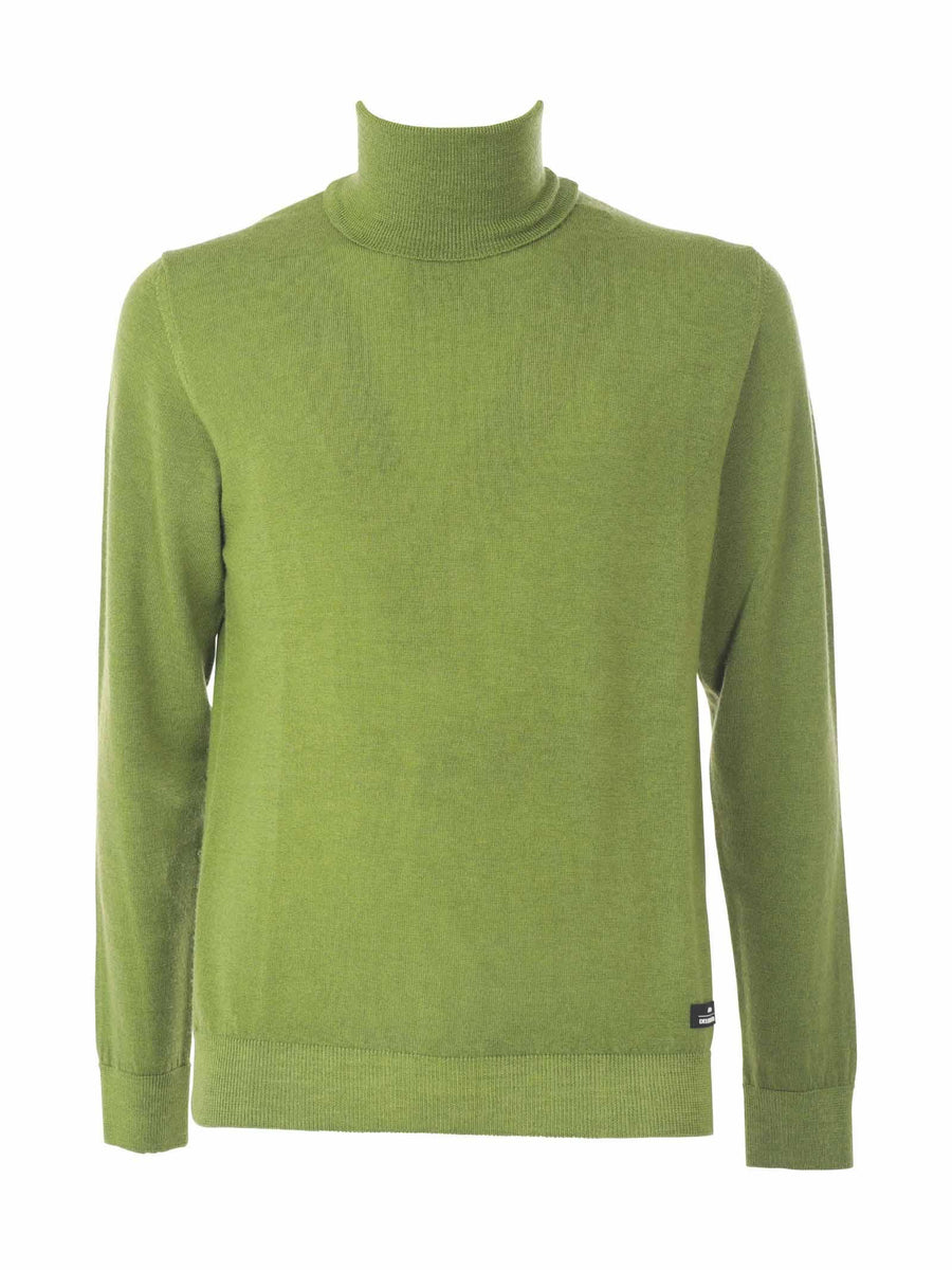 Maglioncino dolcevita verde AD0440DM0227 32 Alessandro Dell'Acqua 