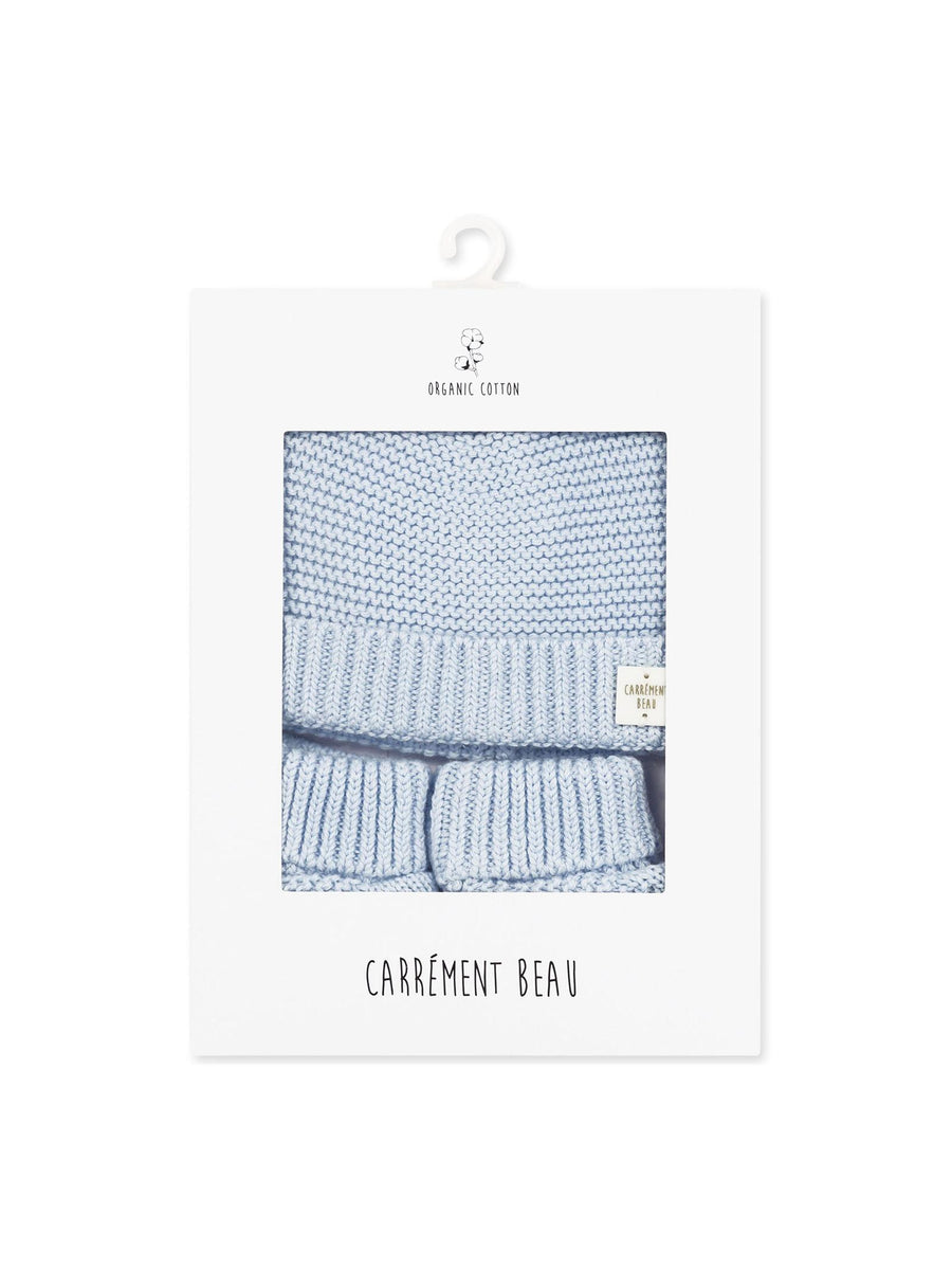 Cappello e babbucce azzurre Y98216 BLUCIELO Carrement Beau 