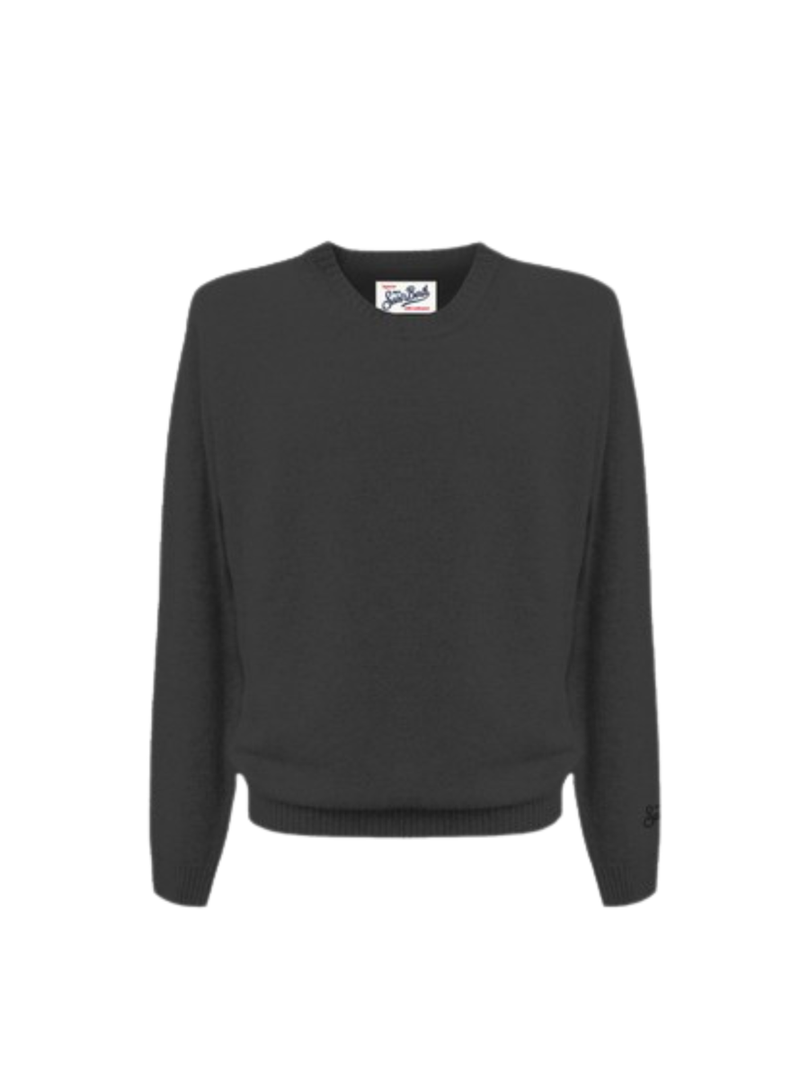 Maglione "62" Saint Barth grigio REGE011 00037I MC2 SAINT BARTH 