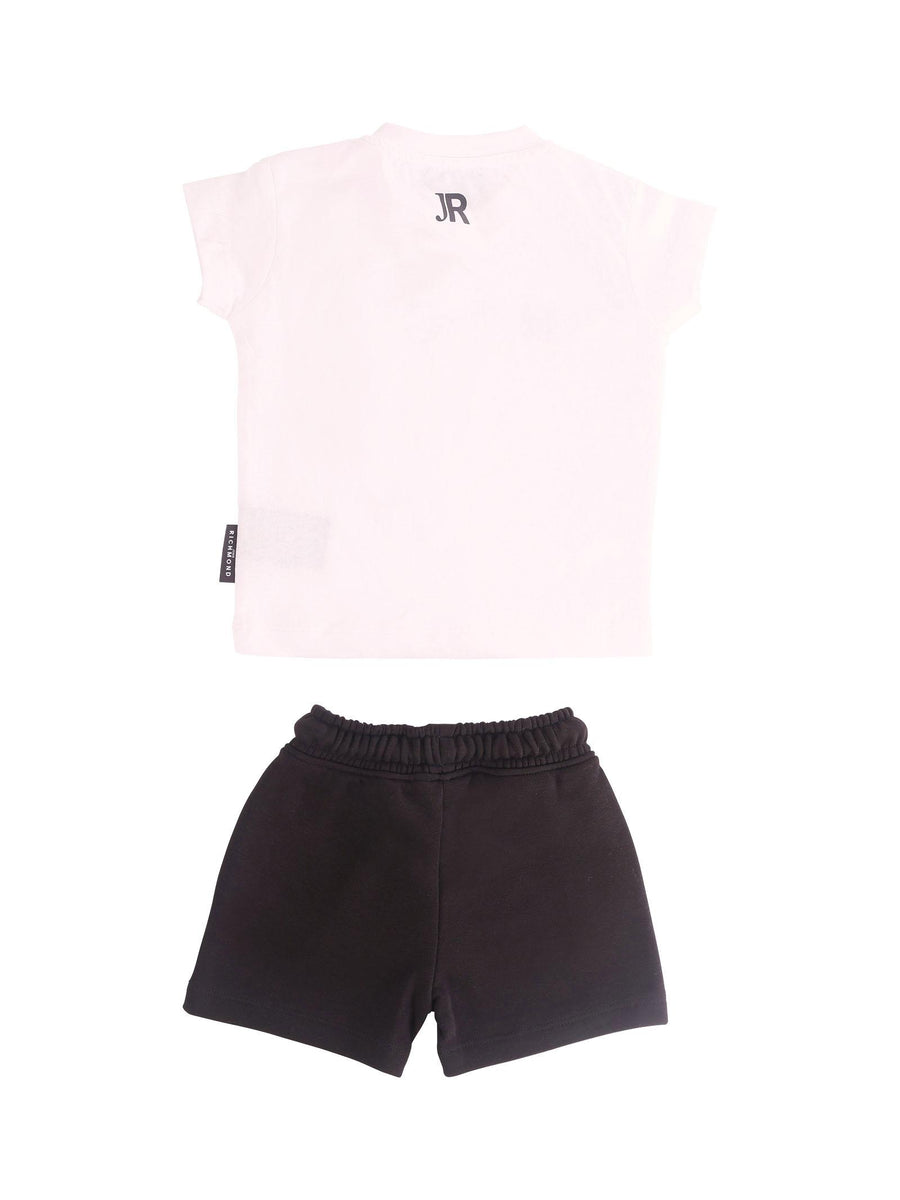 Completo John Richmond bianco e nero "rich" RIP25019CJ WHT/BLK John Richmond 