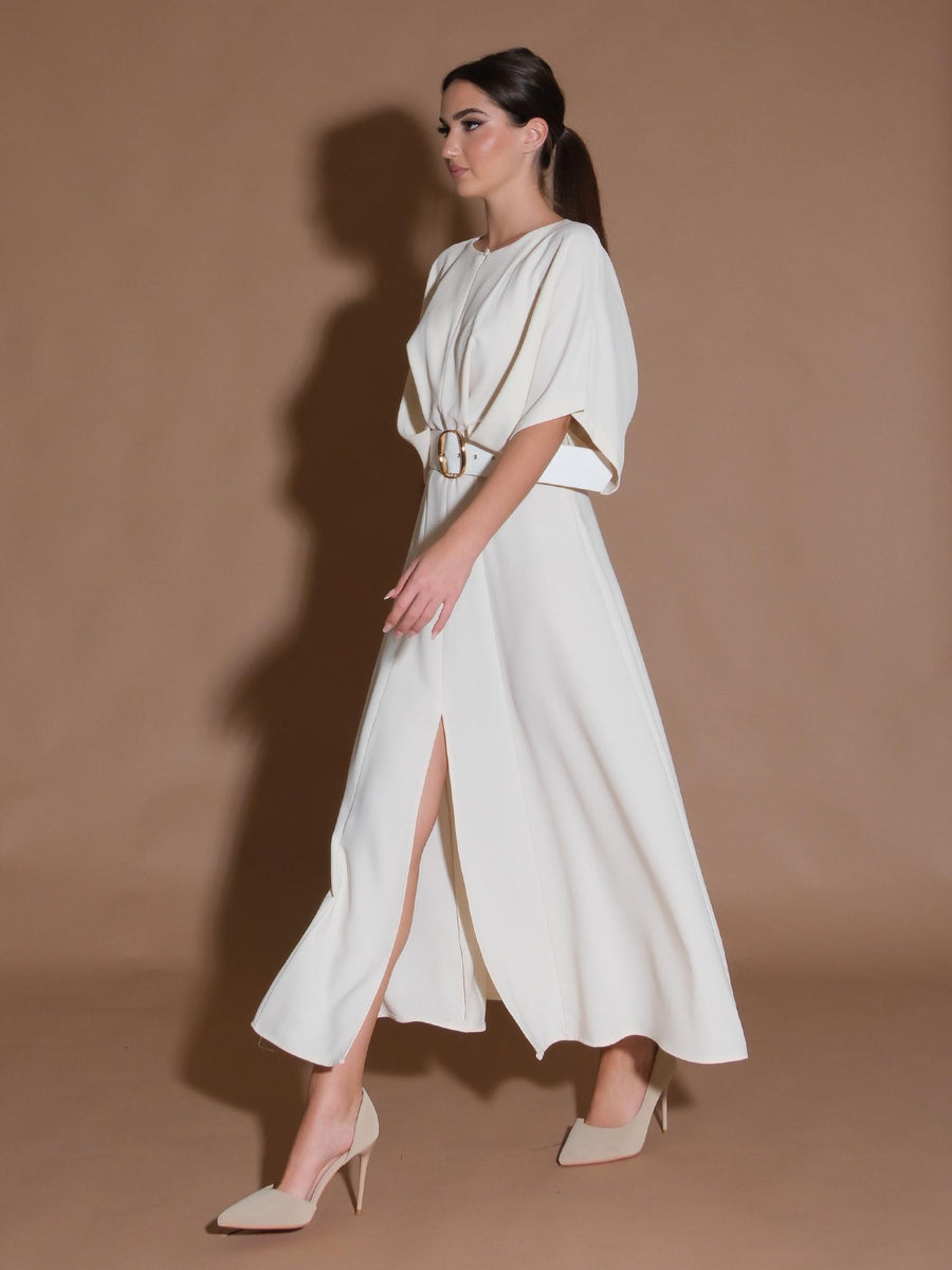 Abito lungo burro con cintura ADJUGDFC BURRO Imperial 