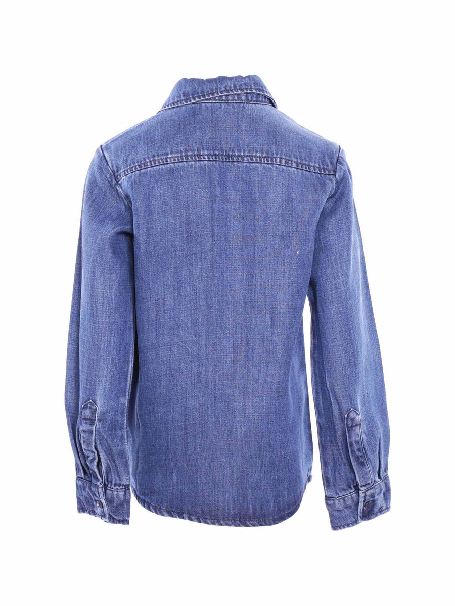 Camicia Trussardi in Denim TBA24007CA BLUEMED Trussardi 