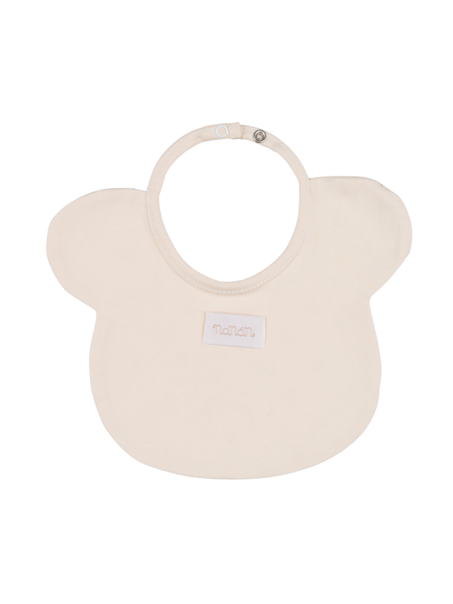 Bavetto Nanan beige con orsetti all over E25182 BE Nanan 