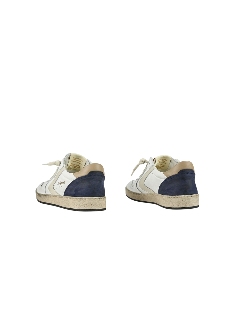 Sneakers "davis" Valsport bianche con inserto blu navy VD2853M NAVY Valsport 