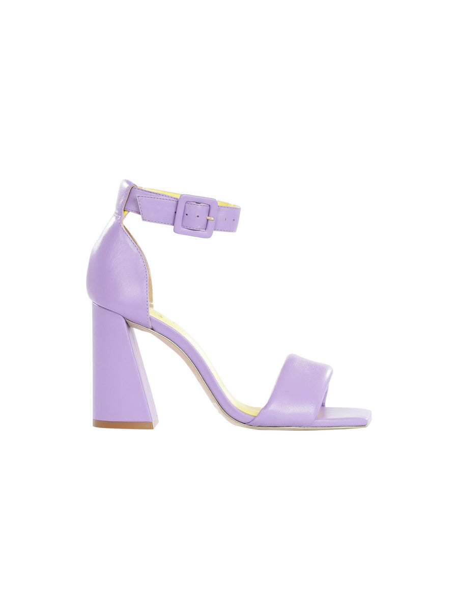 Sandali lavanda con cinturino e tacco largo BADU LAVANDA Gold & Rouge 