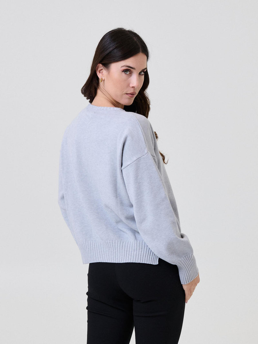 Pantalone in tuta a palazzo Armoire grigio IT2701 PERLA Armoire 