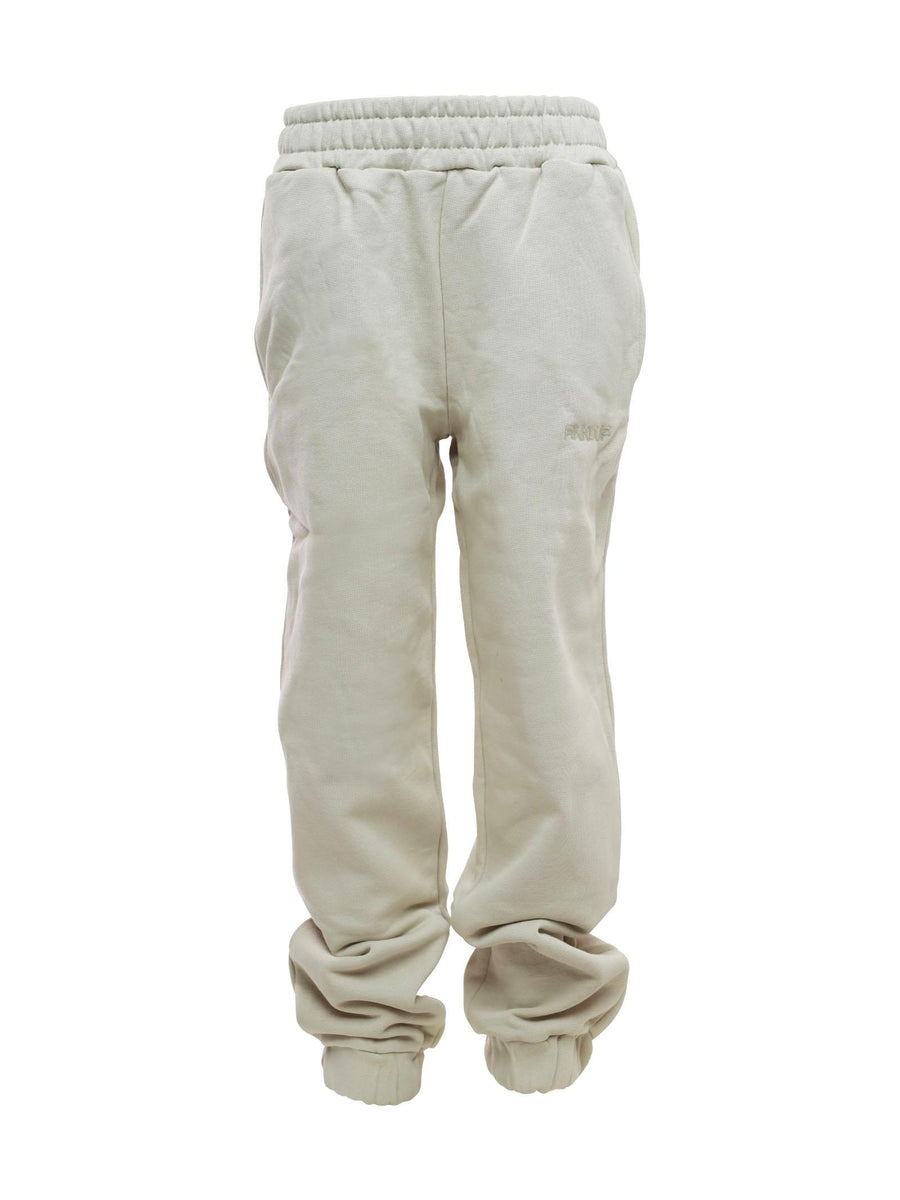 Pantalone in felpa beige con ricamo 032410 092 Pinko 