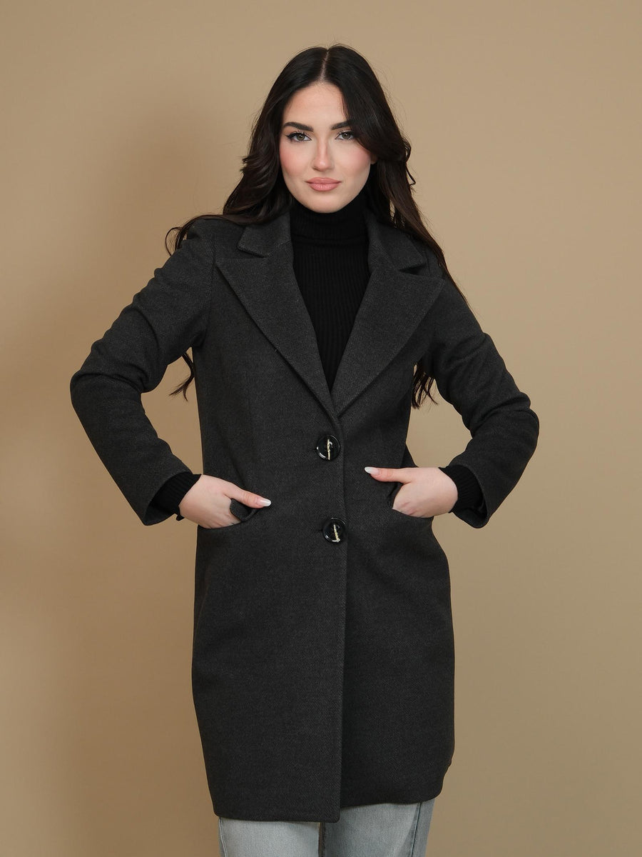 Cappotto corto monopetto Armoire Antonella antracite ANTONELLA ANTRACITE Armoire 
