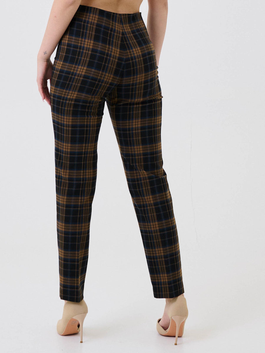 Pantalone scozzese Silence Limited blu e cammello SLPA003 UNI Silence Limited 