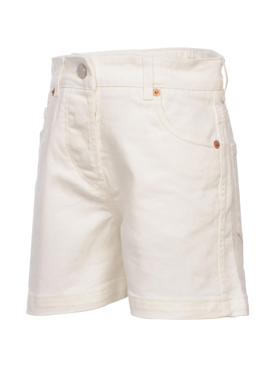 Shorts denim bianco P0545 MILK Vicolo 