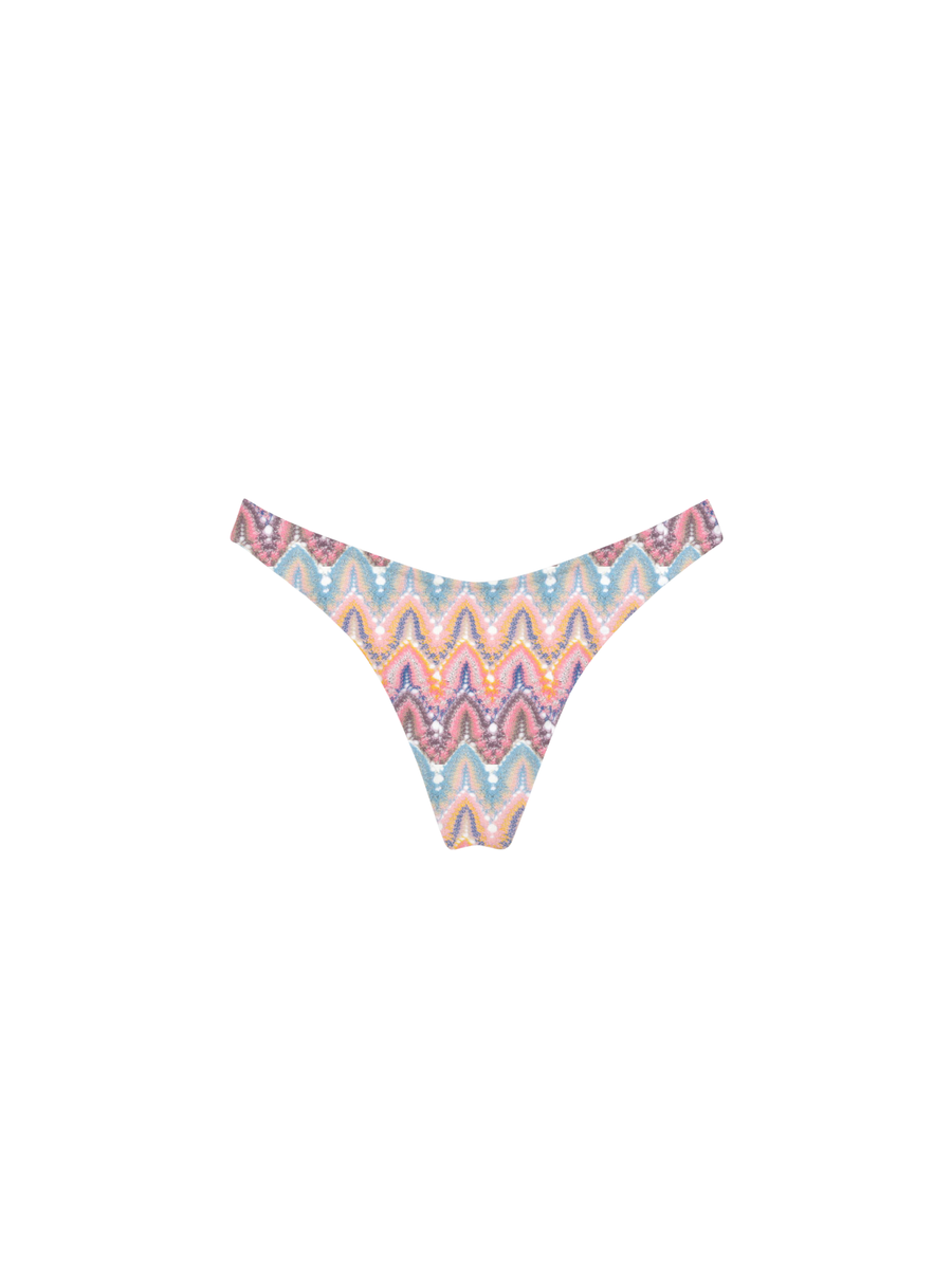 Slip sgambato Saint Barth multicolor fantasia a zig-zag NAO0001 00185H MC2 SAINT BARTH 