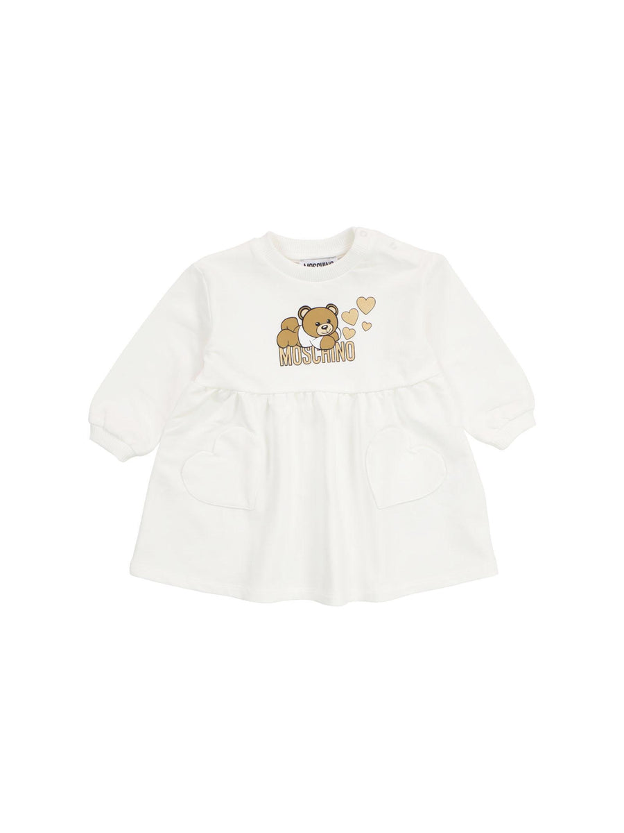 Abito con teddy e logo lettering MDV0BLLDA16 10063 Moschino 