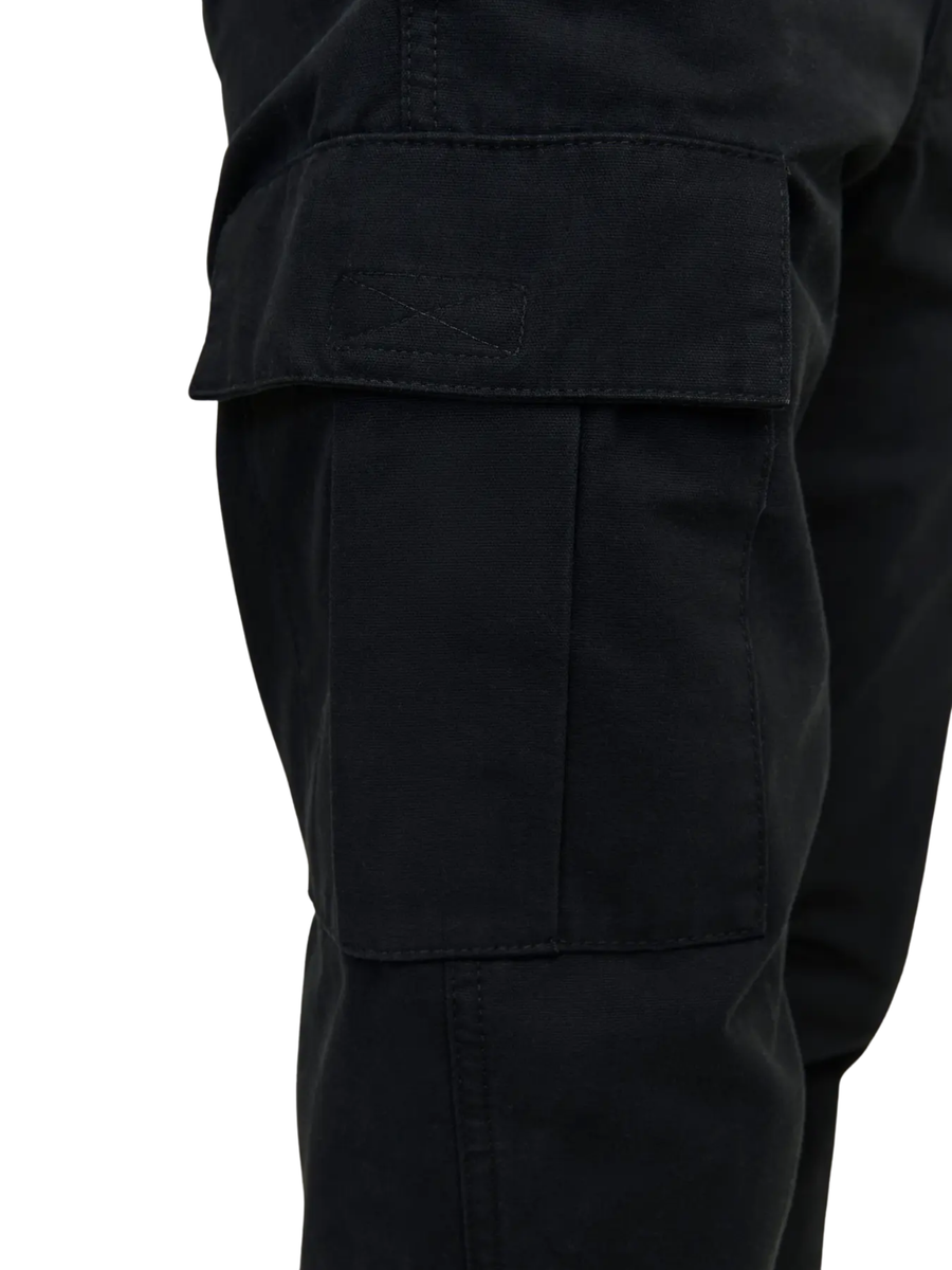 Pantalone cargo Jack & Jones nero 12258150 Black Jack & Jones 
