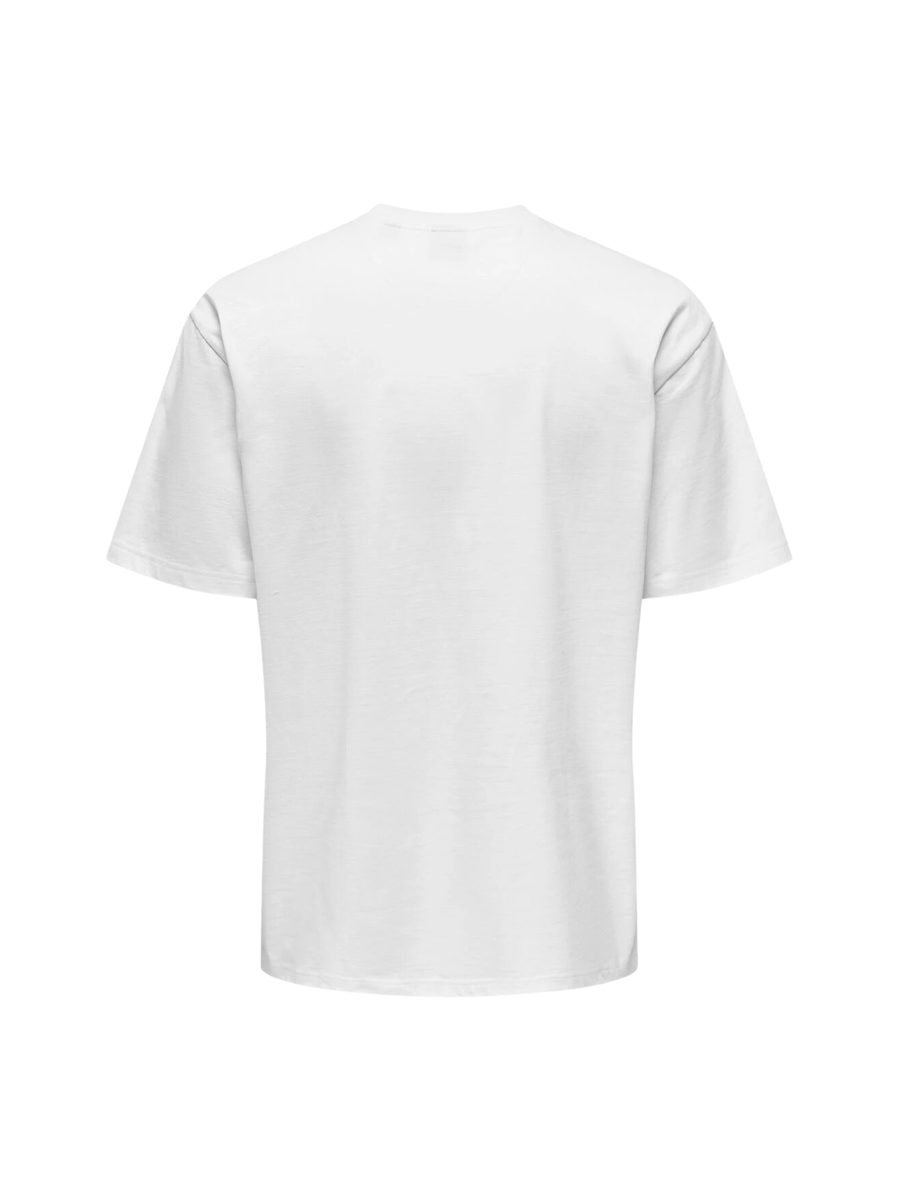 T-Shirt fred Only & Sons bianca 22022532 WHITE Only & Sons 