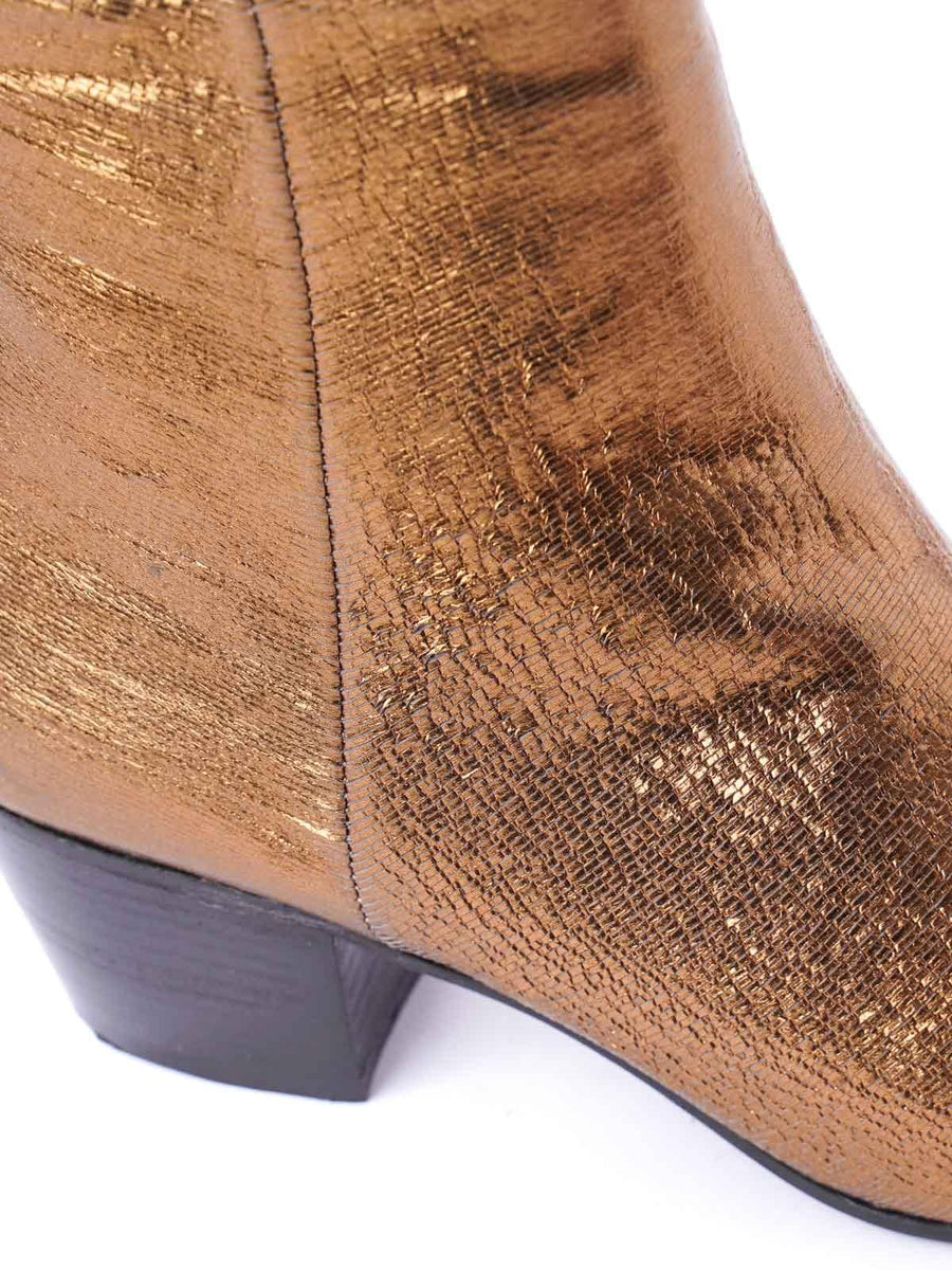 Stivaletto bronzo satinato MA631 BRO Marc Ellis 