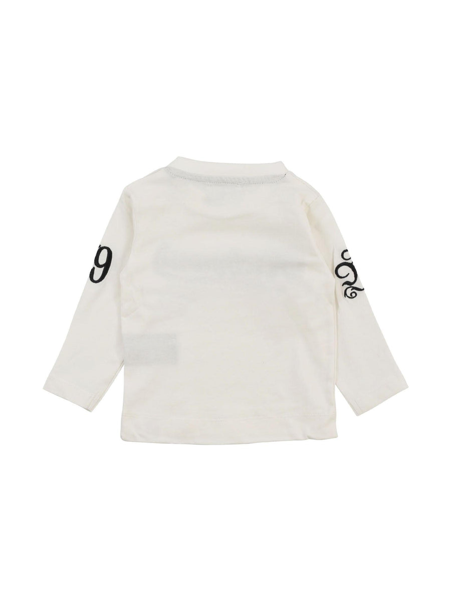 T-shirt bianca con scritta in rilievo RIA22029TS WHI John Richmond 