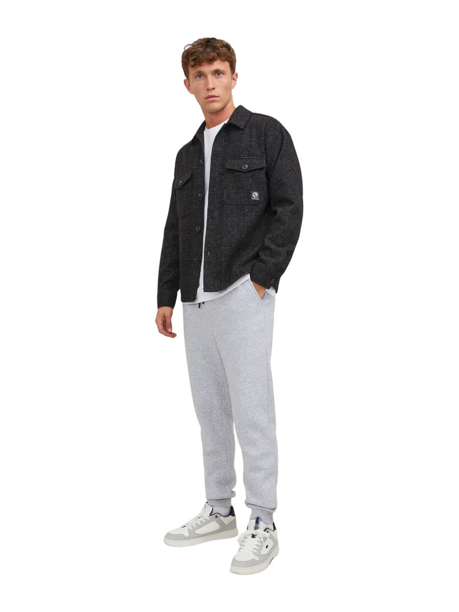 Pantalone in tuta Jack & Jones grigio chiaro melange 12249274 Light Grey Melange Jack & Jones 