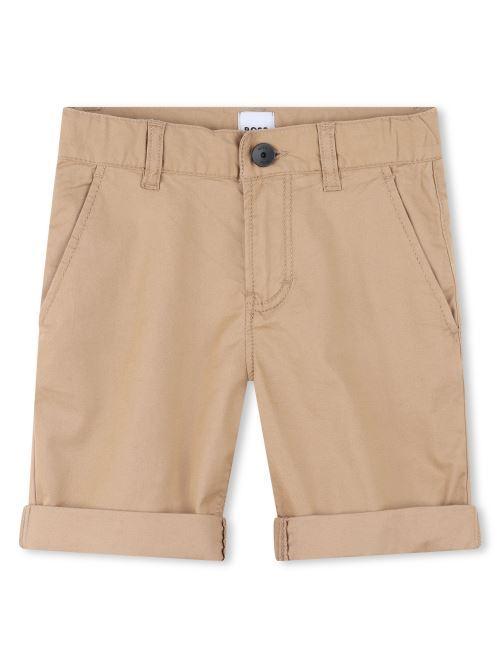 Shorts beige con risvolto J50682 269 Boss 
